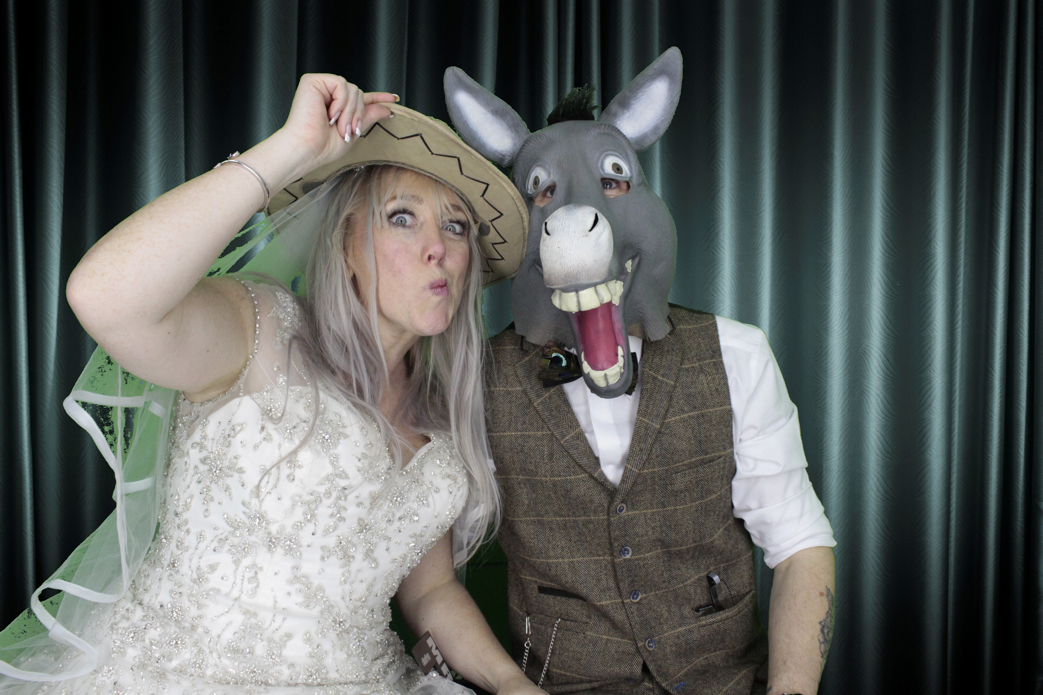 Nikki Carr's Wedding | View more photos from the event at gallery.myphotoboothexperience.co.uk/u/MyPhotoBoothExperienceLtd/Nikki-Carrs-Wedding